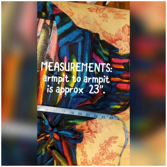 Lane Bryant Multi Competed Wrap Dress - Picture 5 of 6